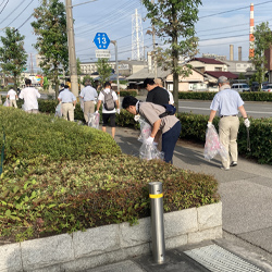 清掃活動の様子