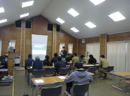 労働安全大会の様子（大阪森林事業所）